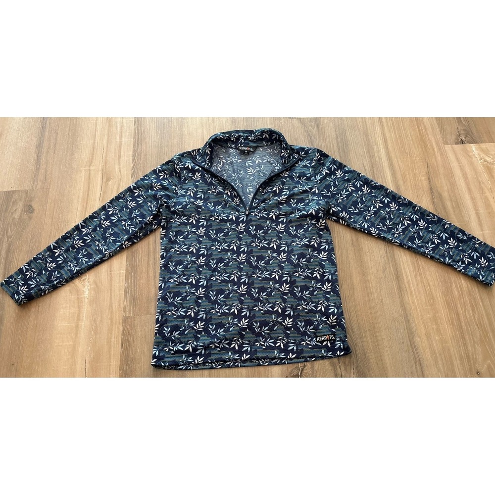 Kerrits Kids Breeze Ice Fil Long Sleeve Shirt Print Medium